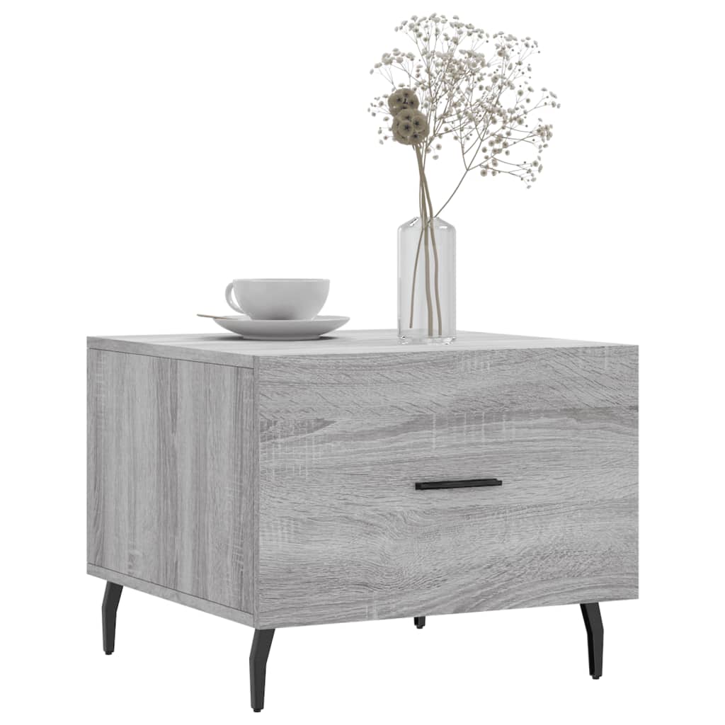 Coffee Tables 2 pcs Grey Sonoma 50x50x40 cm Engineered Wood
