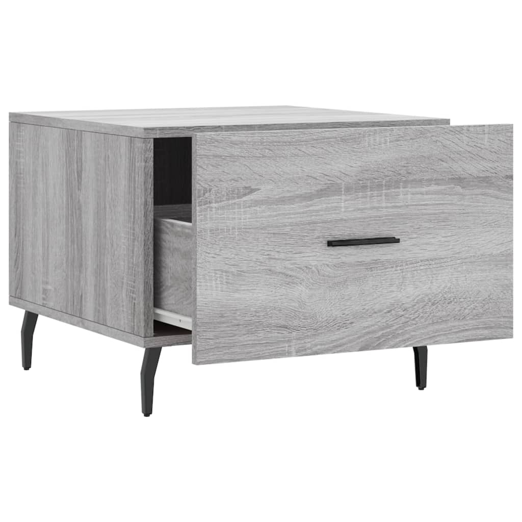 Coffee Tables 2 pcs Grey Sonoma 50x50x40 cm Engineered Wood