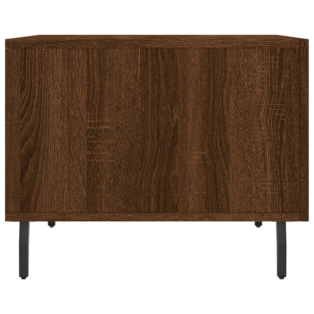 Coffee Tables 2 pcs Brown Oak 50x50x40 cm Engineered Wood