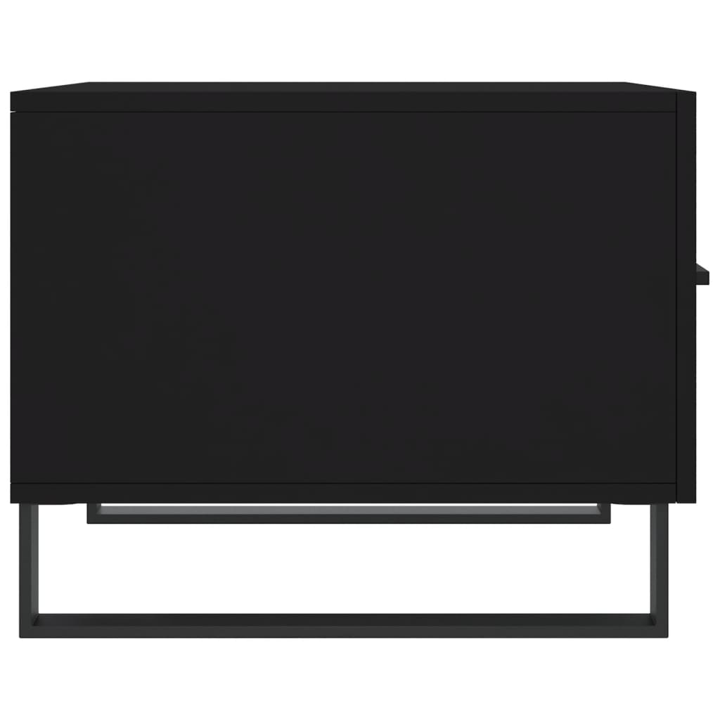 Coffee Tables 2 pcs Black 50x50x40 cm Engineered Wood