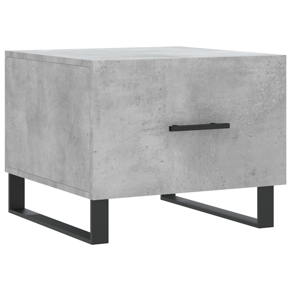 Coffee Tables 2 pcs Concrete Grey 50x50x40 cm Engineered Wood