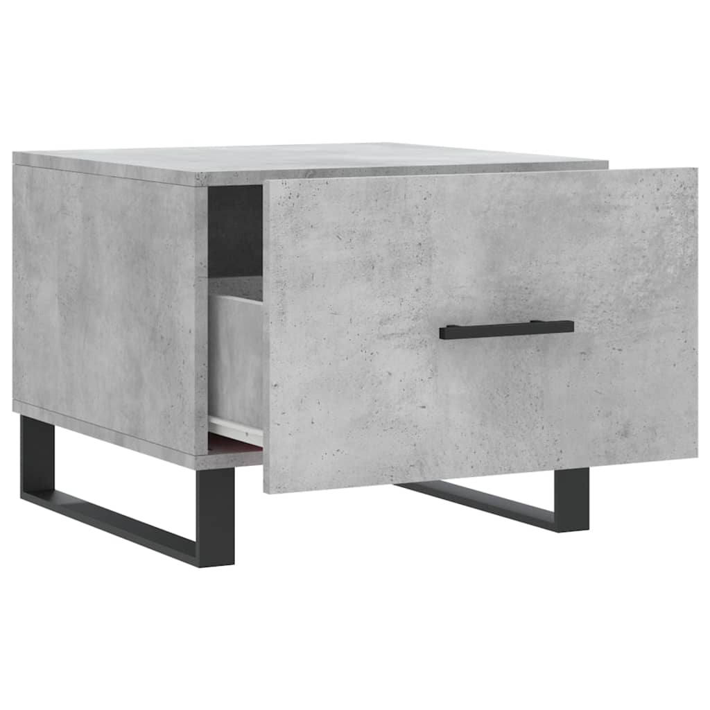 Coffee Tables 2 pcs Concrete Grey 50x50x40 cm Engineered Wood