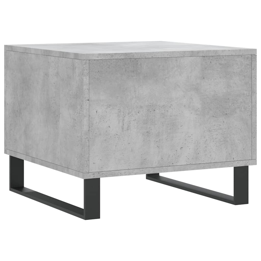 Coffee Tables 2 pcs Concrete Grey 50x50x40 cm Engineered Wood