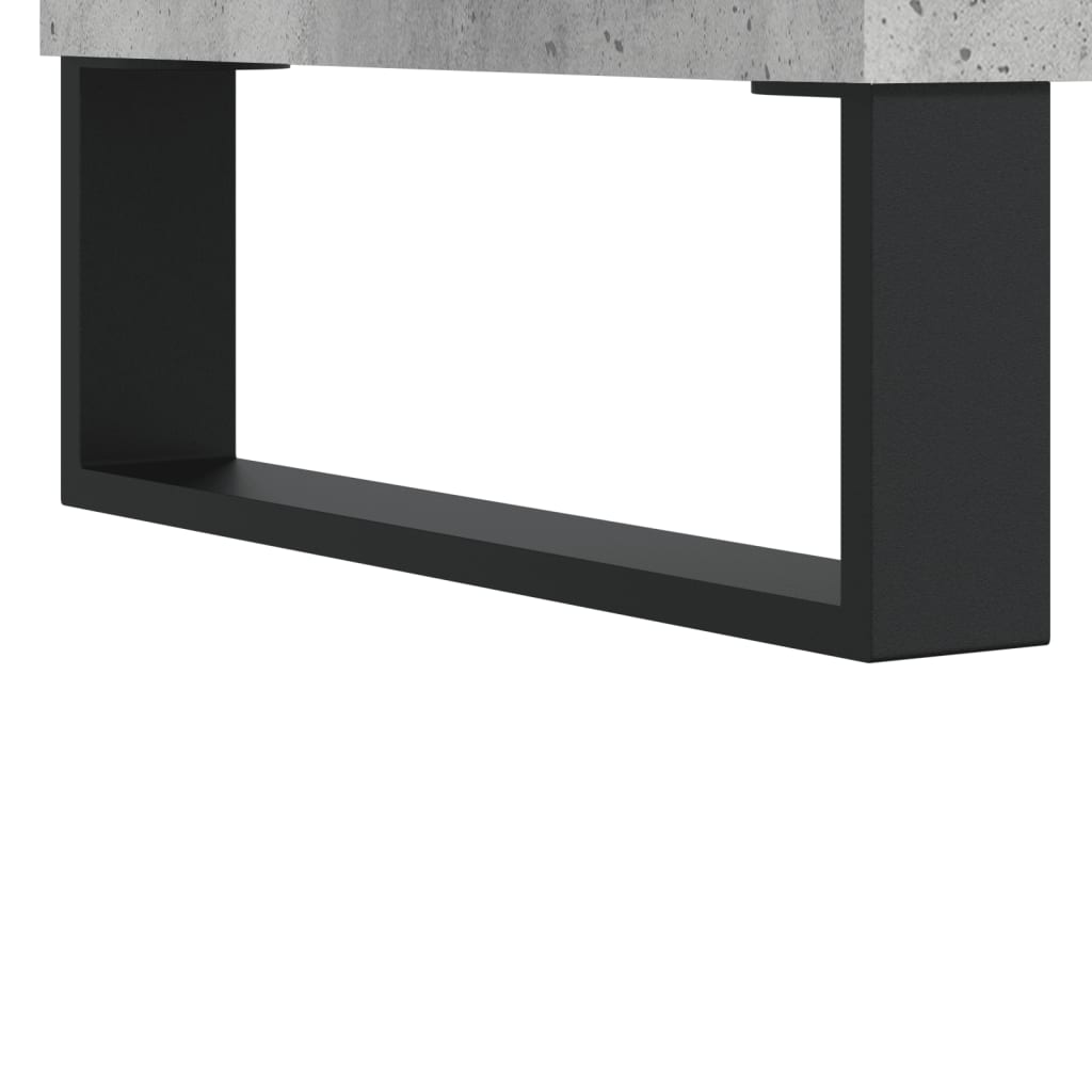 Coffee Tables 2 pcs Concrete Grey 50x50x40 cm Engineered Wood