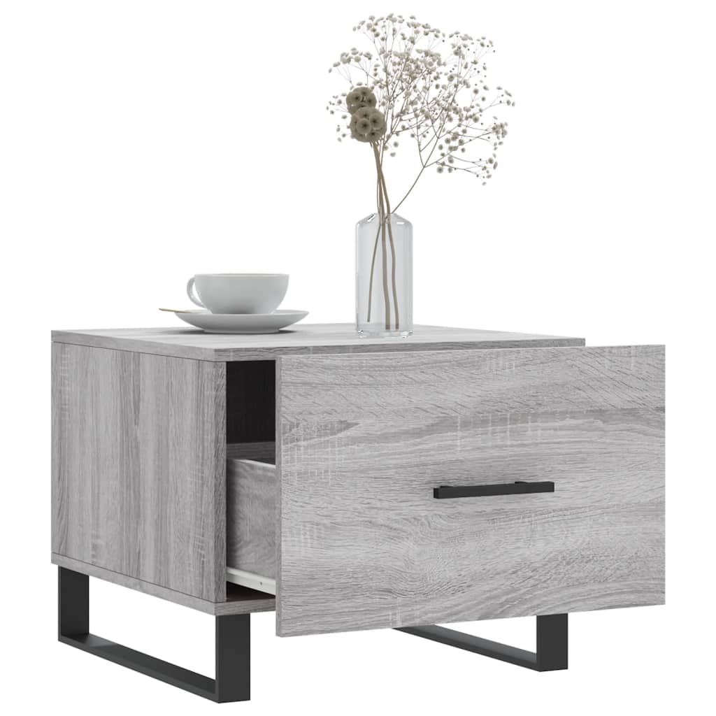 Coffee Tables 2 pcs Grey Sonoma 50x50x40 cm Engineered Wood