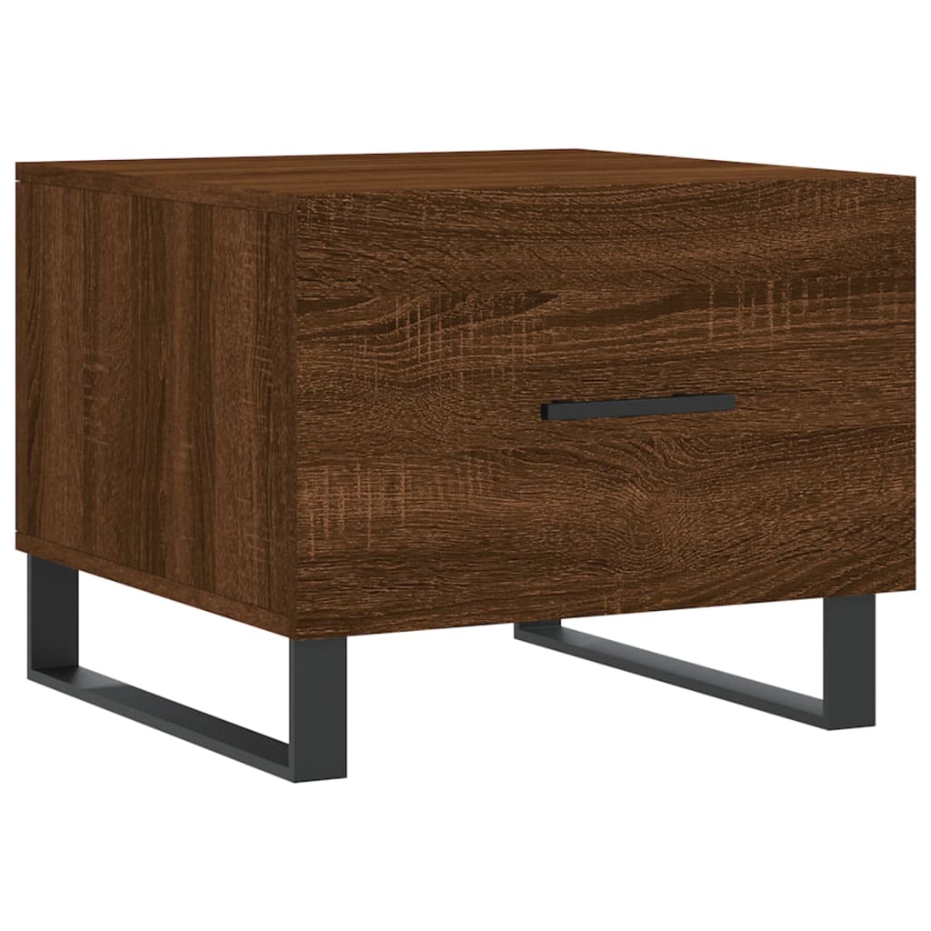 Coffee Tables 2 pcs Brown Oak 50x50x40 cm Engineered Wood