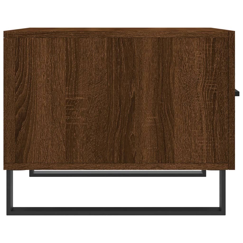 Coffee Tables 2 pcs Brown Oak 50x50x40 cm Engineered Wood
