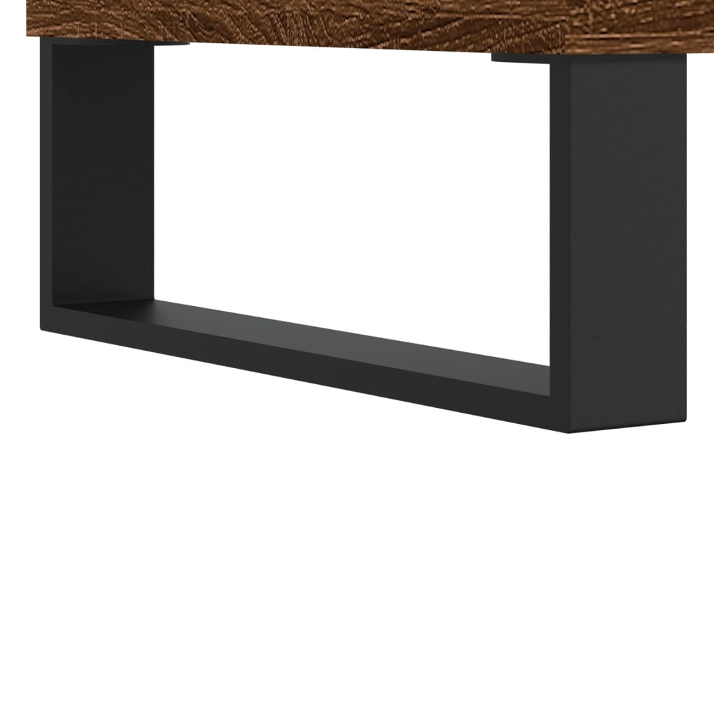 Coffee Tables 2 pcs Brown Oak 50x50x40 cm Engineered Wood