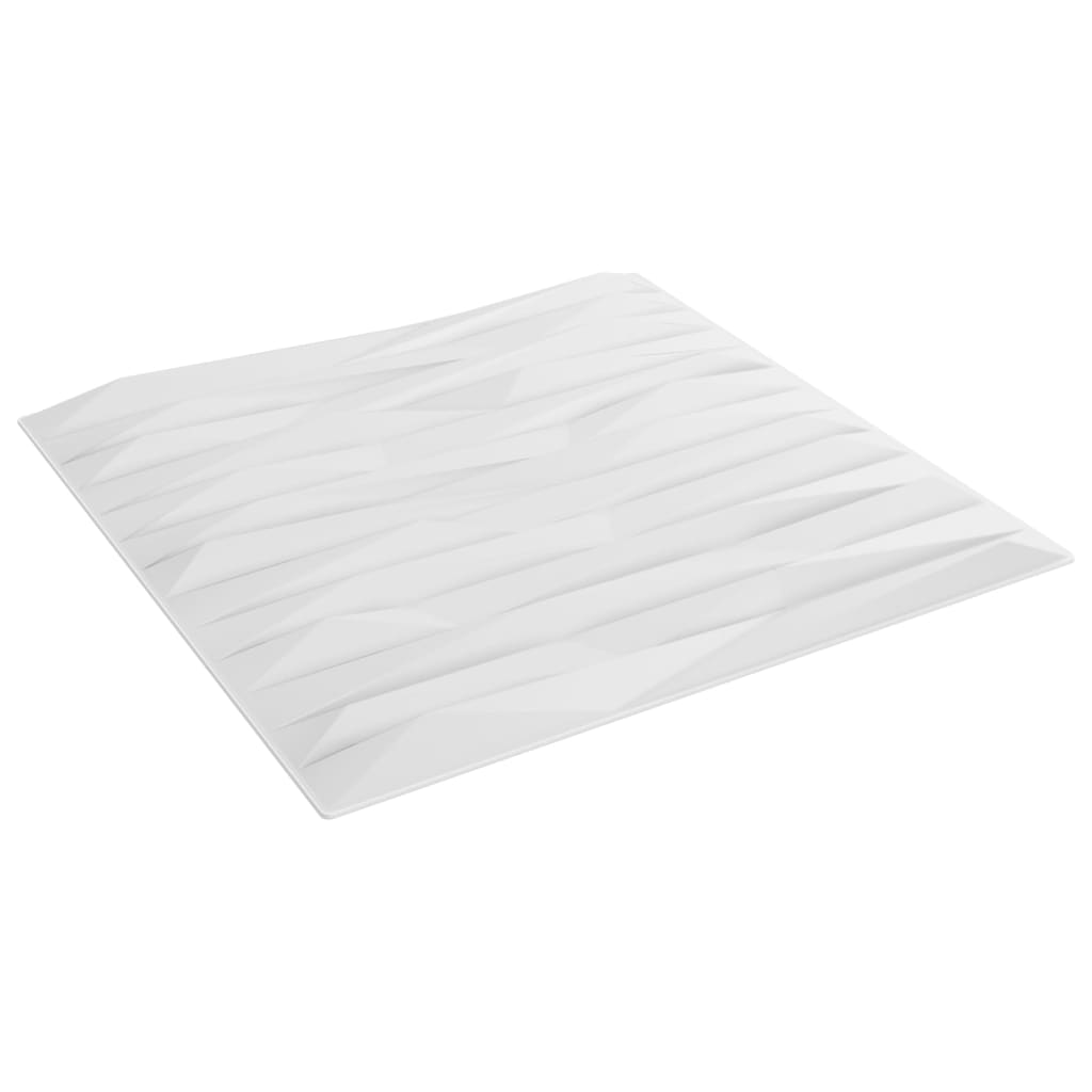 Wall Panels 48 pcs White 50x50 cm XPS 12 m² Stone