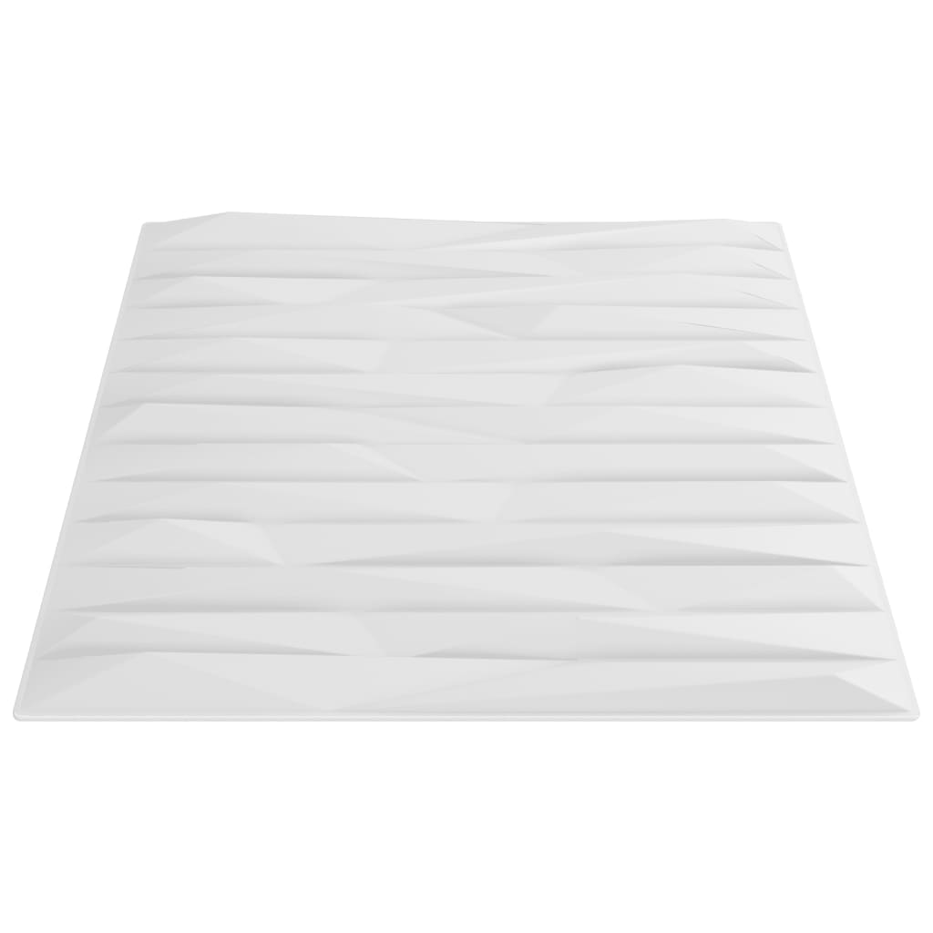 Wall Panels 48 pcs White 50x50 cm XPS 12 m² Stone