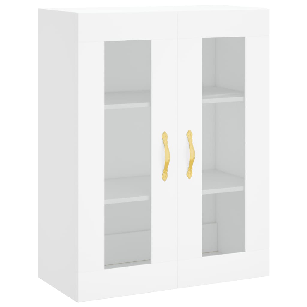 Wall Mounted Cabinet White 69.5x34x90 cm