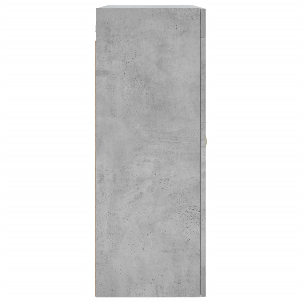 Wall Mounted Cabinet Concrete Grey 69.5x34x90 cm