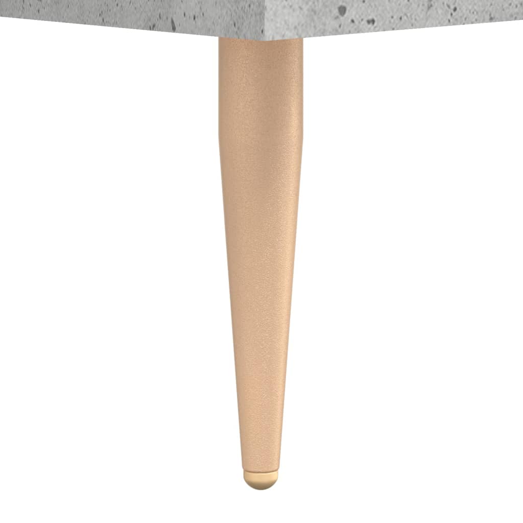 Shoe Bench Concrete Grey 102x35x55 cm Engineered Wood