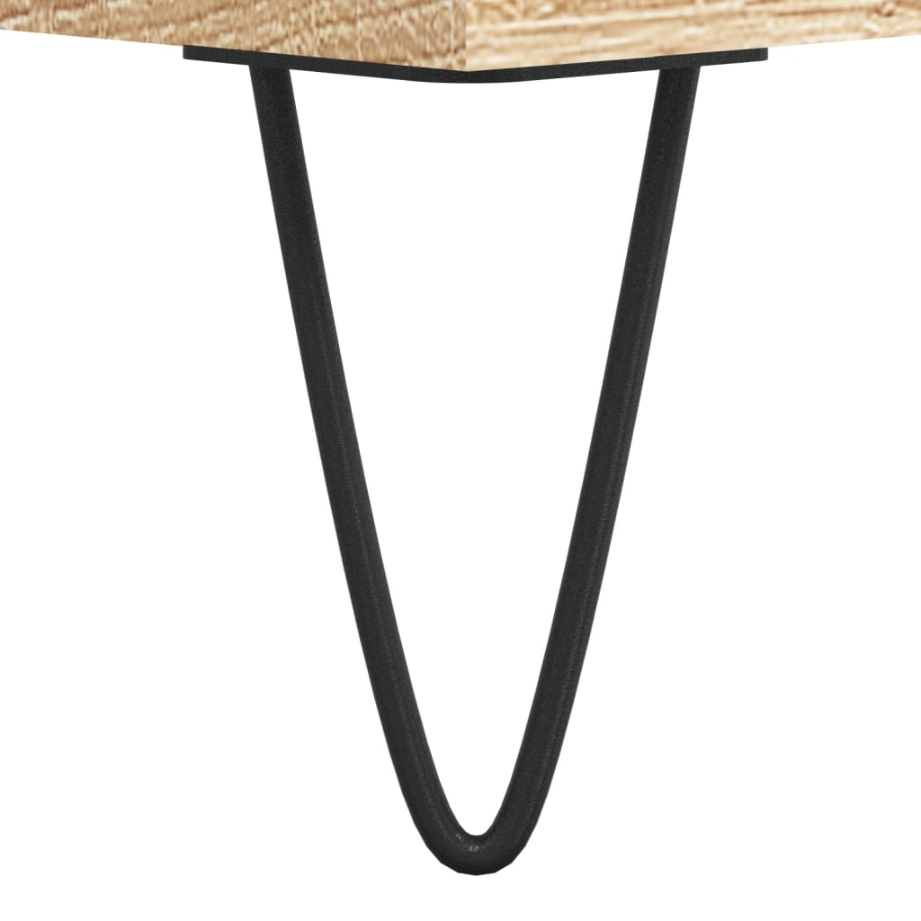 Shoe Bench Sonoma Oak 102x35x55 cm Engineered Wood