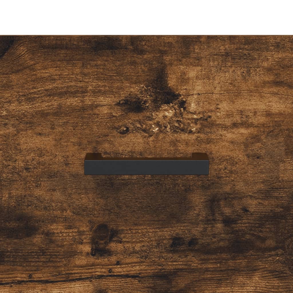 Shoe Bench Smoked Oak 102x35x55 cm Engineered Wood