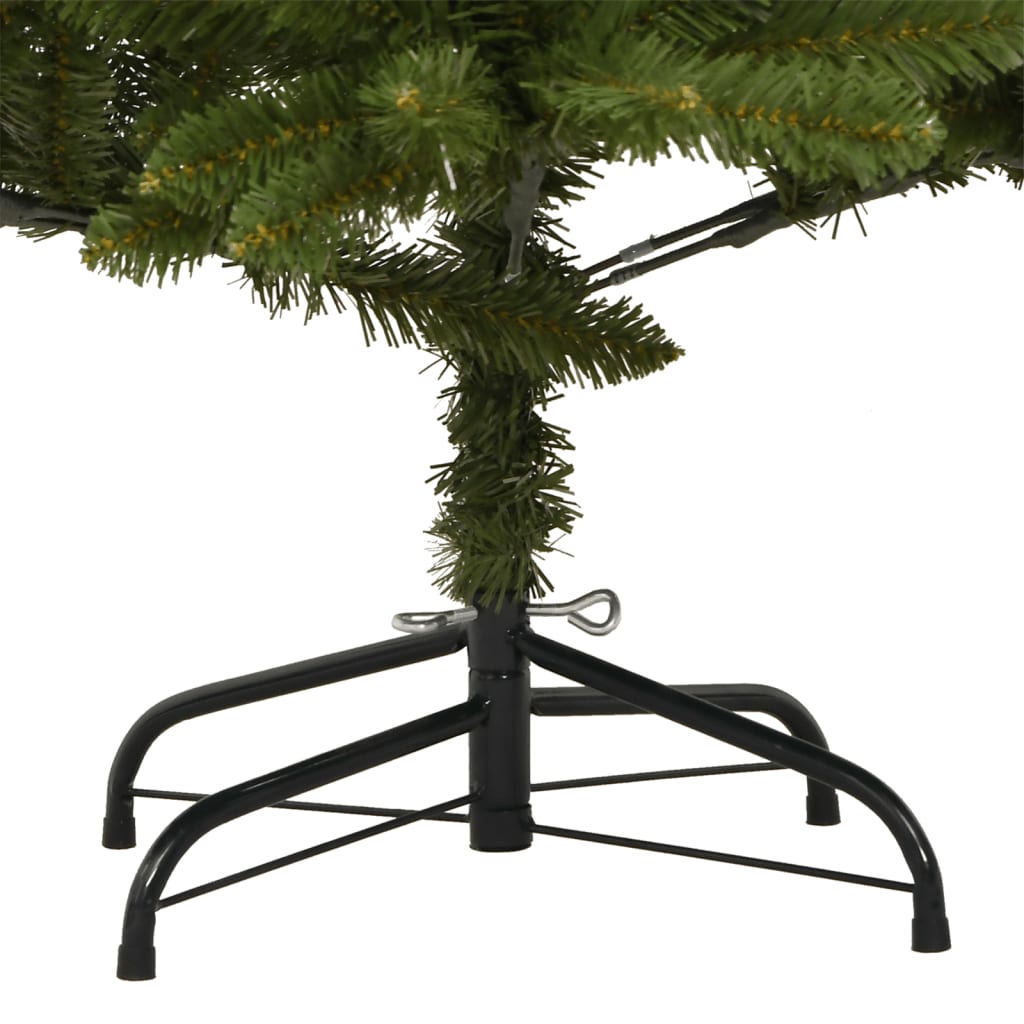 Artificial Hinged Christmas Tree with Stand Green 240 cm