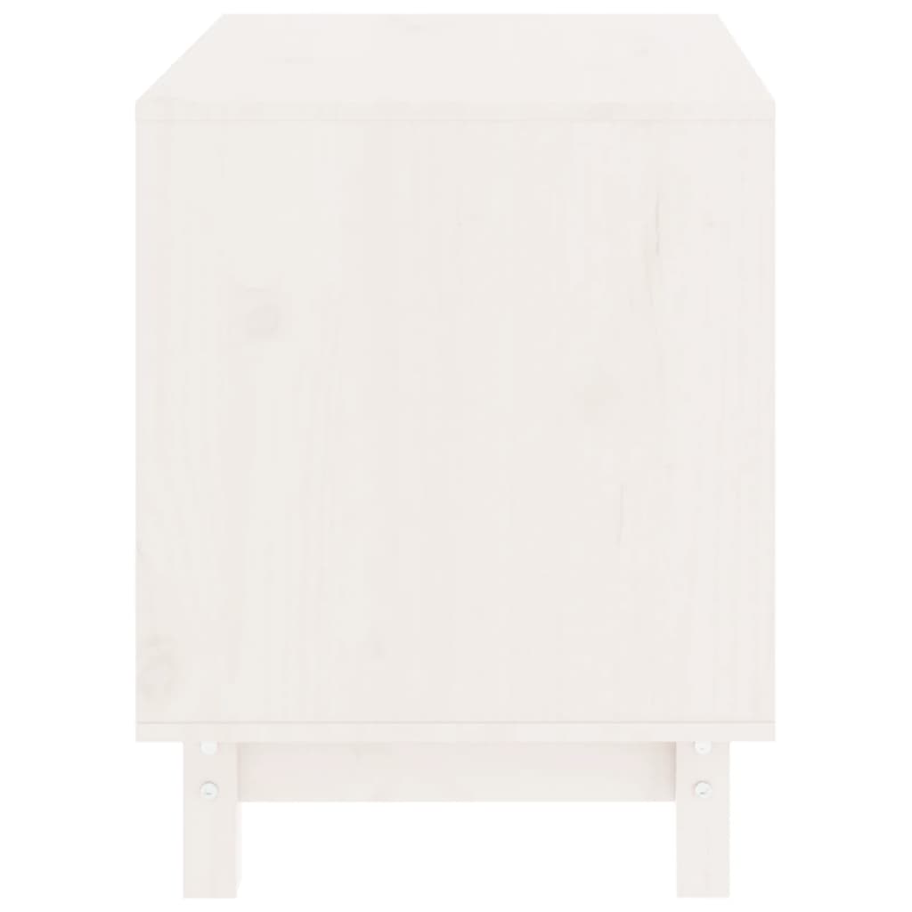 Dog House White 60x45x57 cm Solid Wood Pine