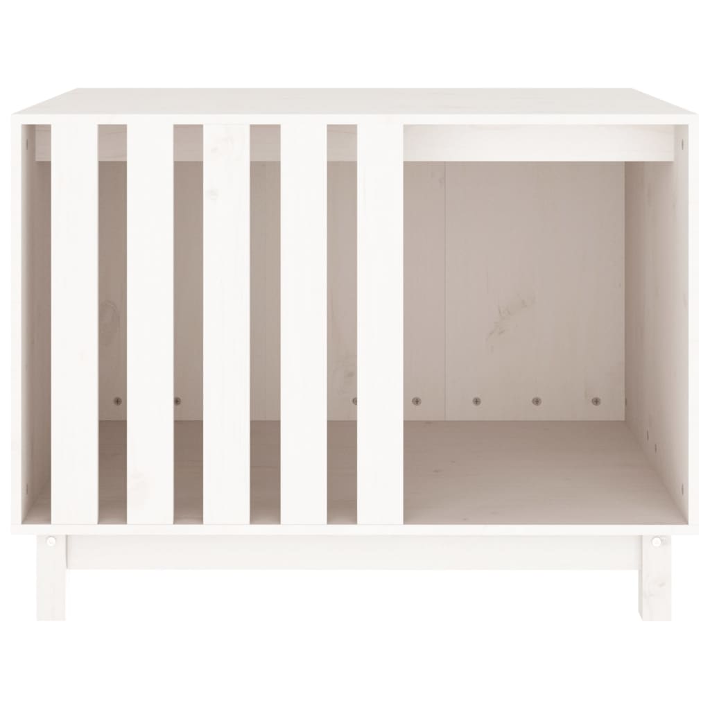 Dog House White 90x60x67 cm Solid Wood Pine