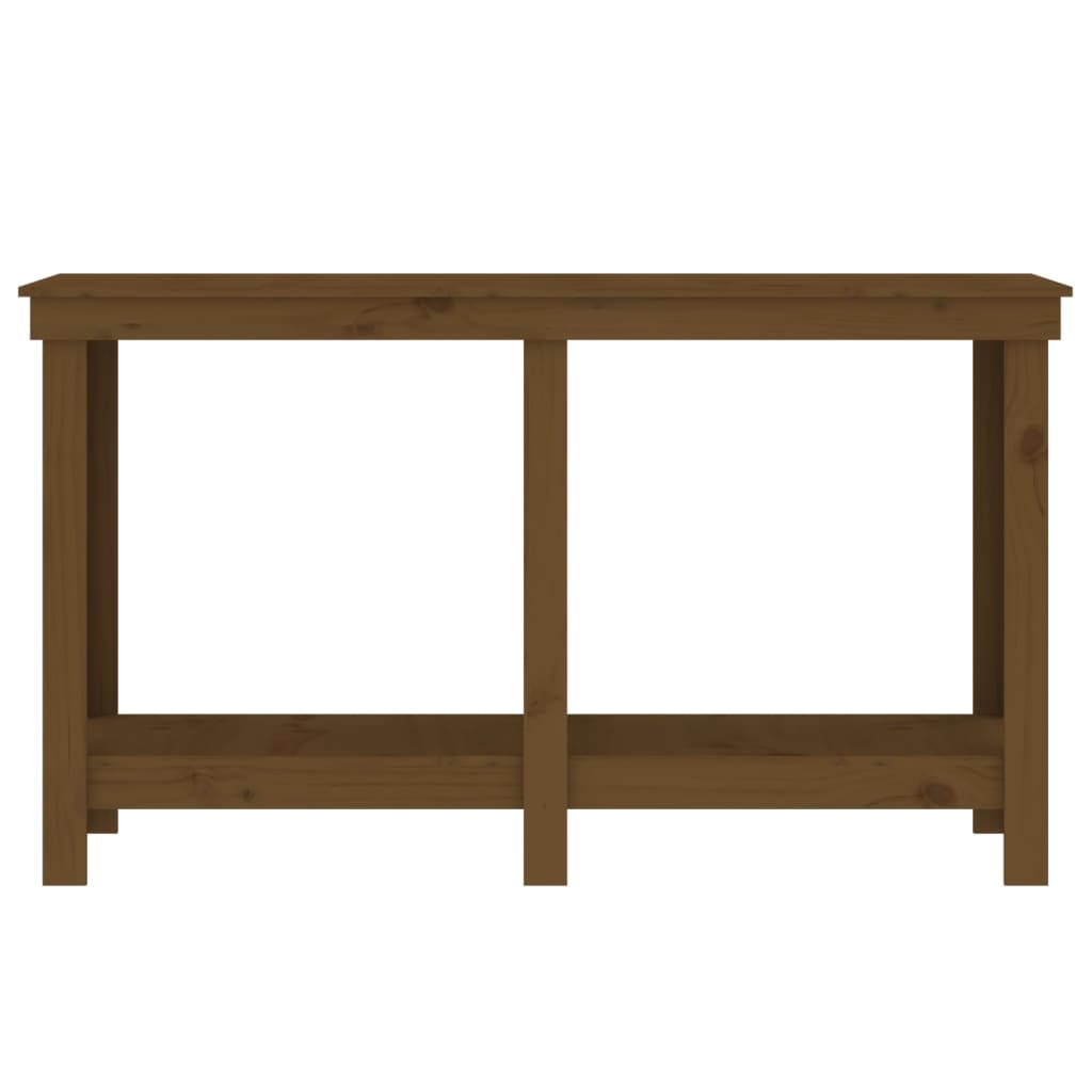 Work Bench Honey Brown 140x50x80 cm Solid Wood Pine
