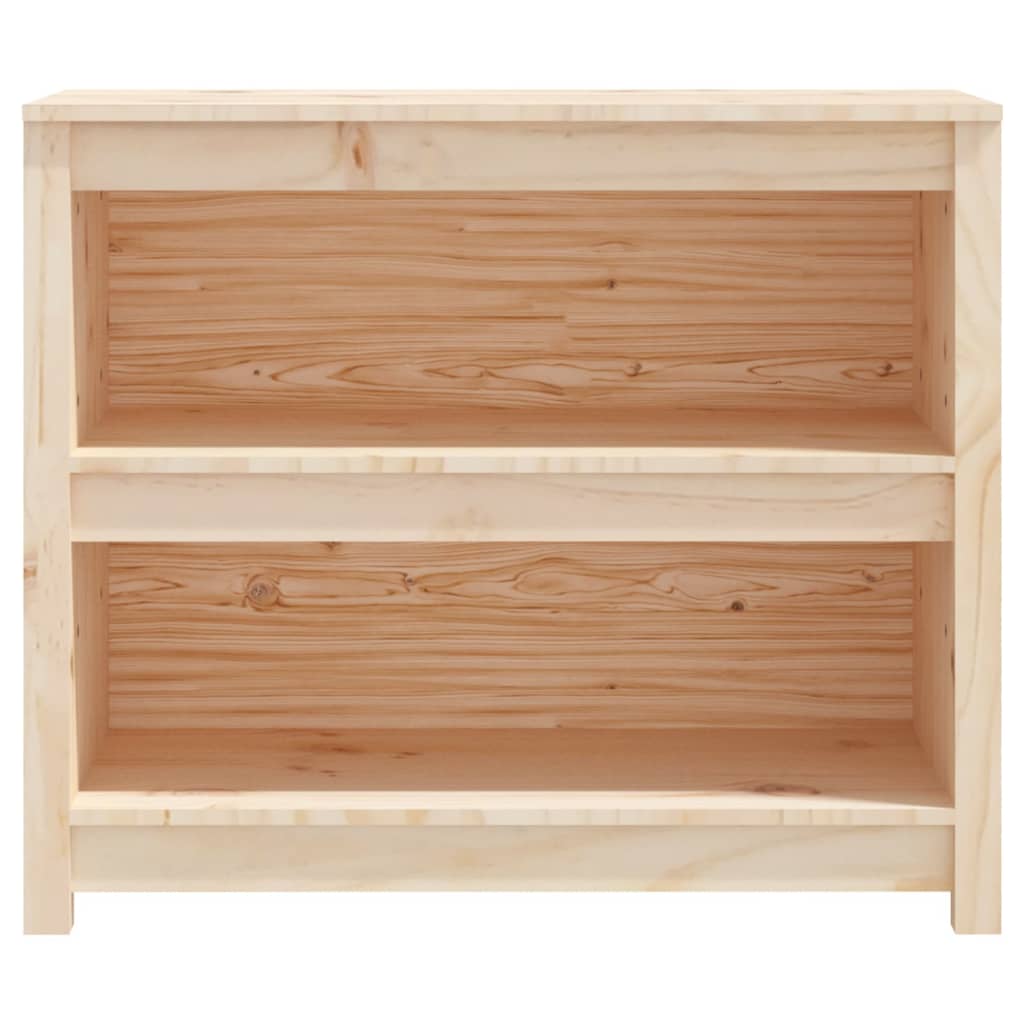 Book Cabinet 80x35x68 cm Solid Wood Pine