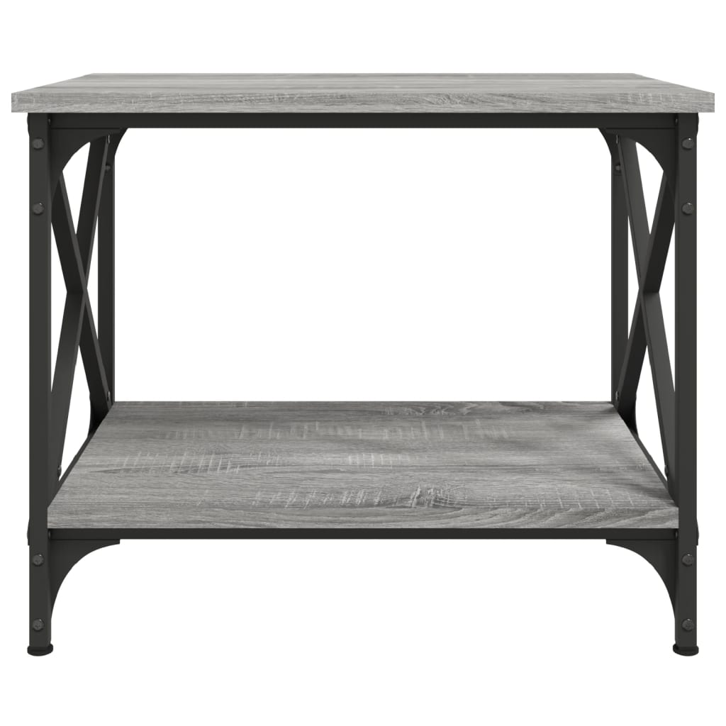 Side Table Grey Sonoma 55x38x45 cm Engineered Wood