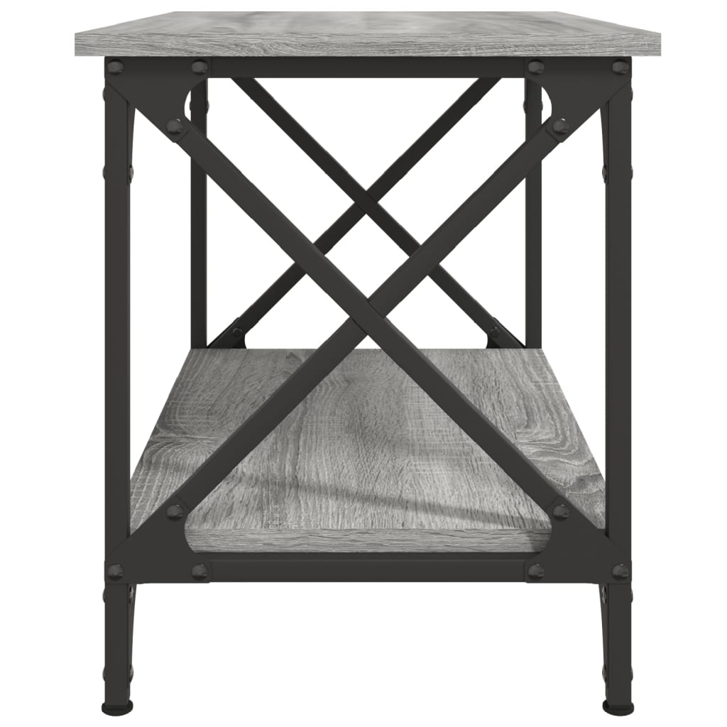 Side Table Grey Sonoma 55x38x45 cm Engineered Wood