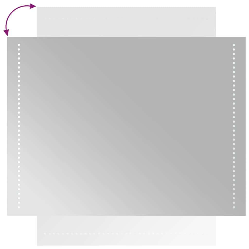 LED Bathroom Mirror 60x80 cm