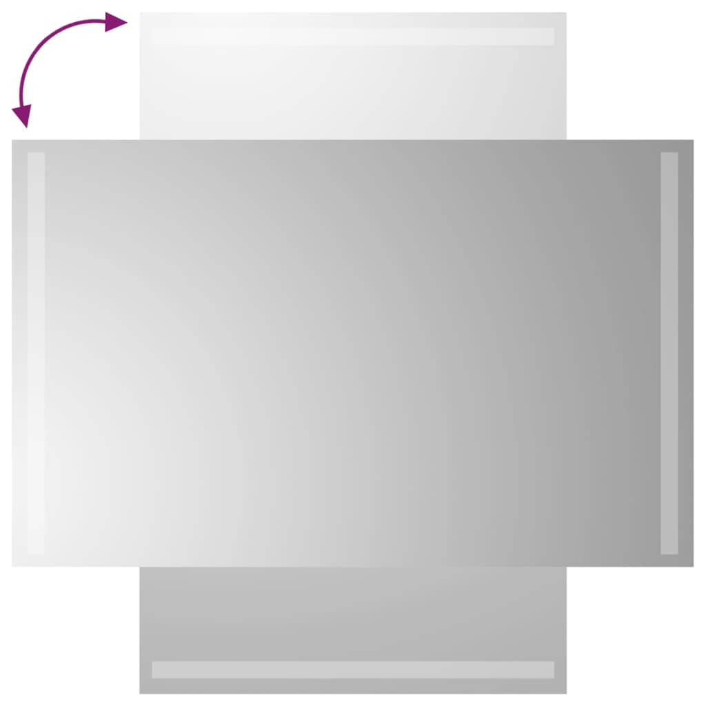 LED Bathroom Mirror 50x80 cm