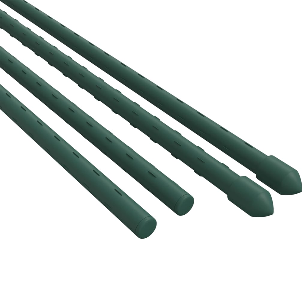 Garden Plant Stakes 30 pcs Green 115 cm Steel
