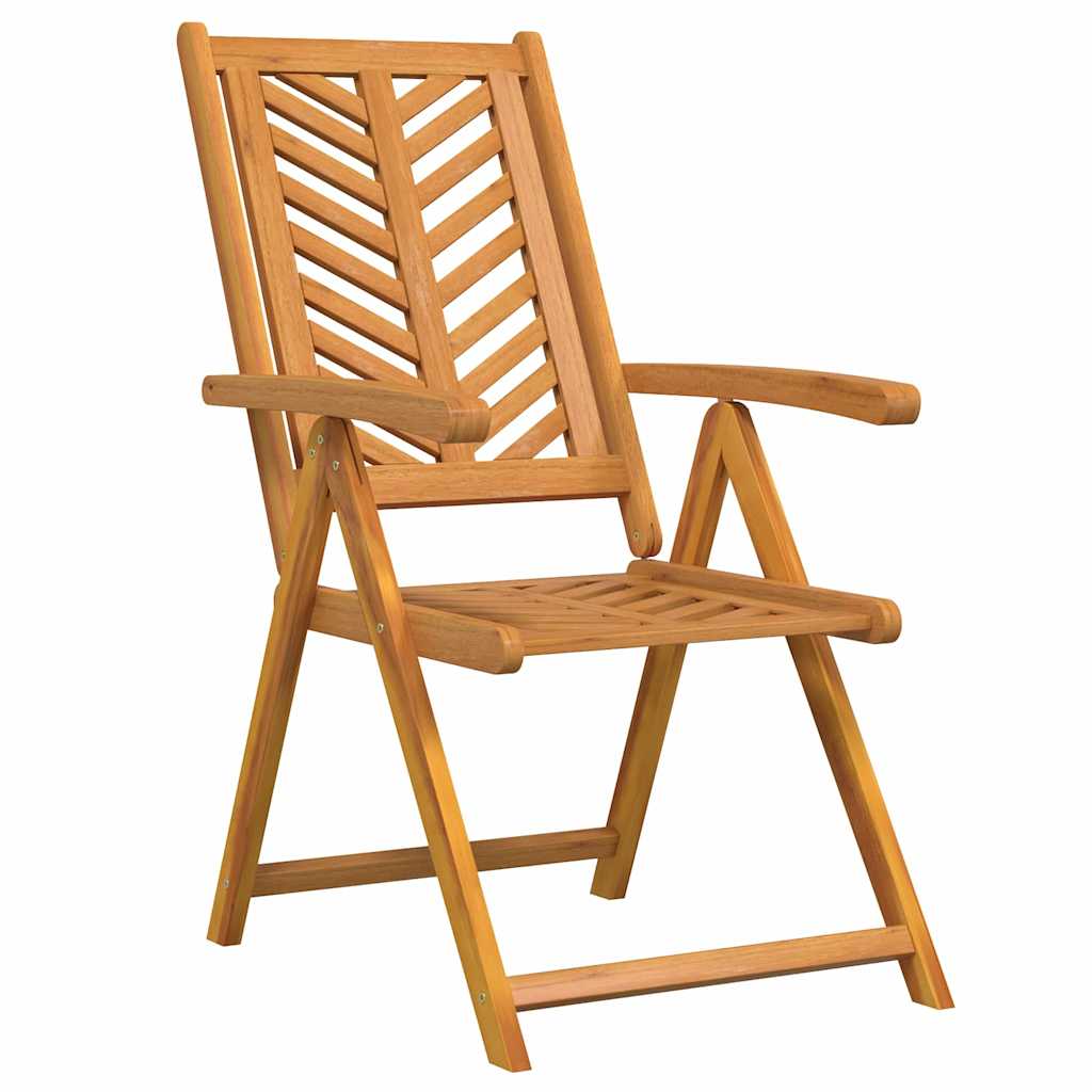Garden Bistro Set Brown Solid acacia wood