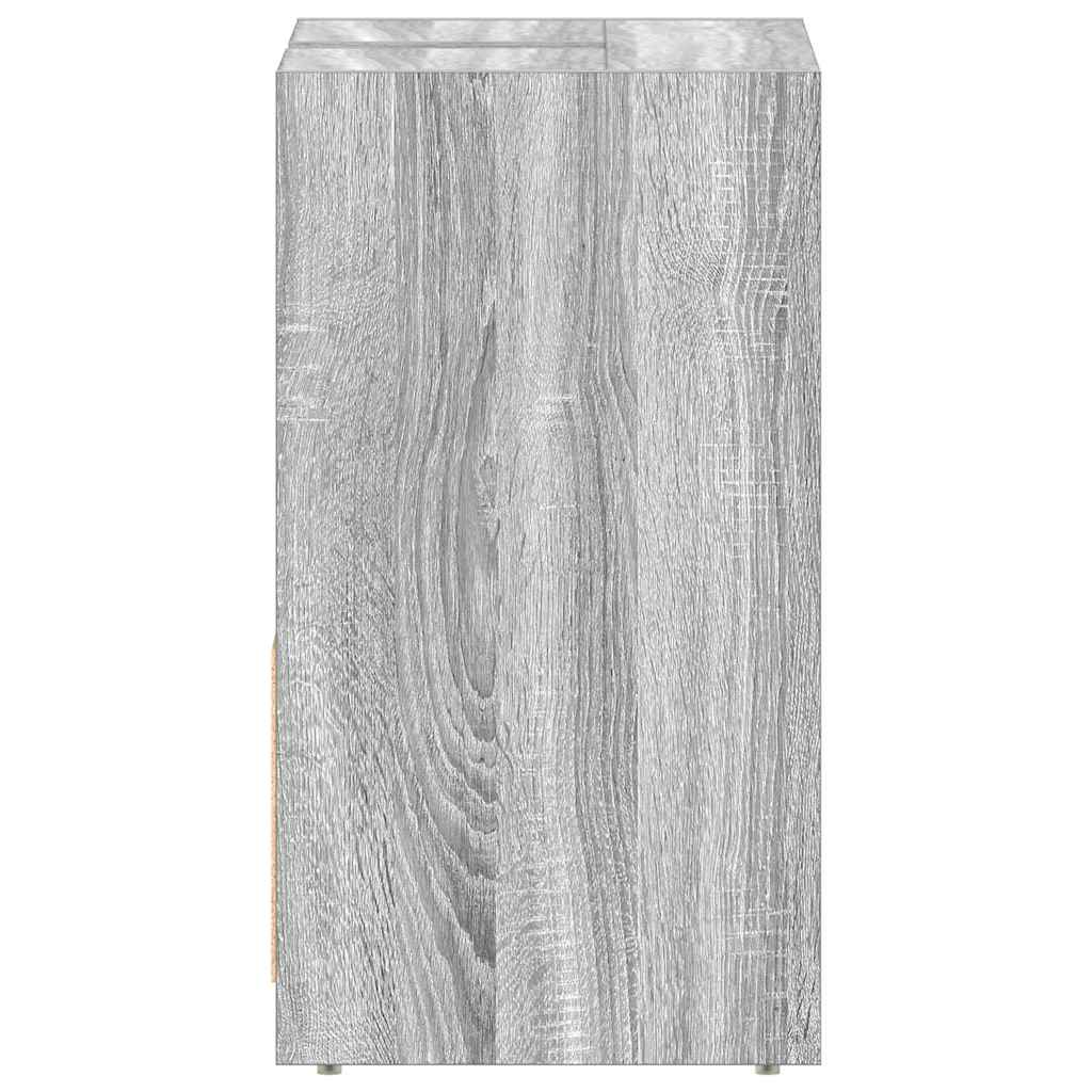 Bathroom Cabinet Grey Sonoma 60x33x61 cm Engineered Wood