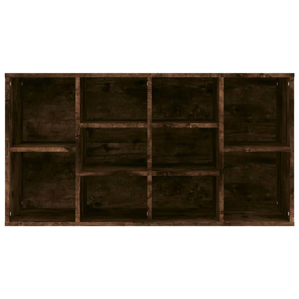 Shoe Bench Smoked Oak 103x30x55 cm Engineered Wood