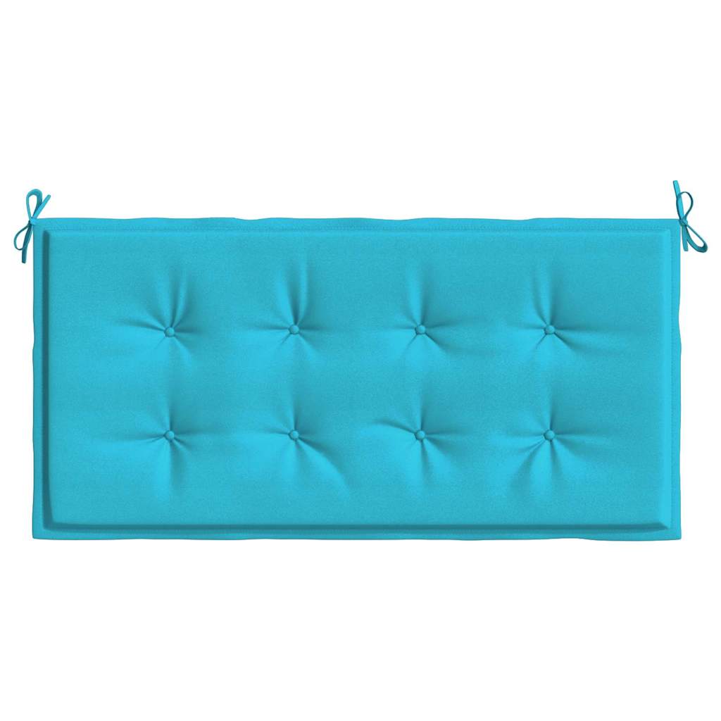 Garden Bench Cushion Turquoise 120 x 50 x 4 cm Oxford fabric