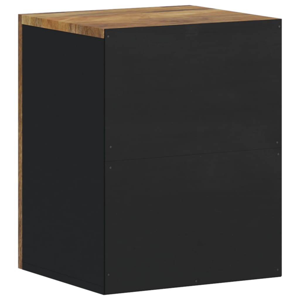 Bathroom Wall Cabinet 38x33x48 cm Solid Wood Mango