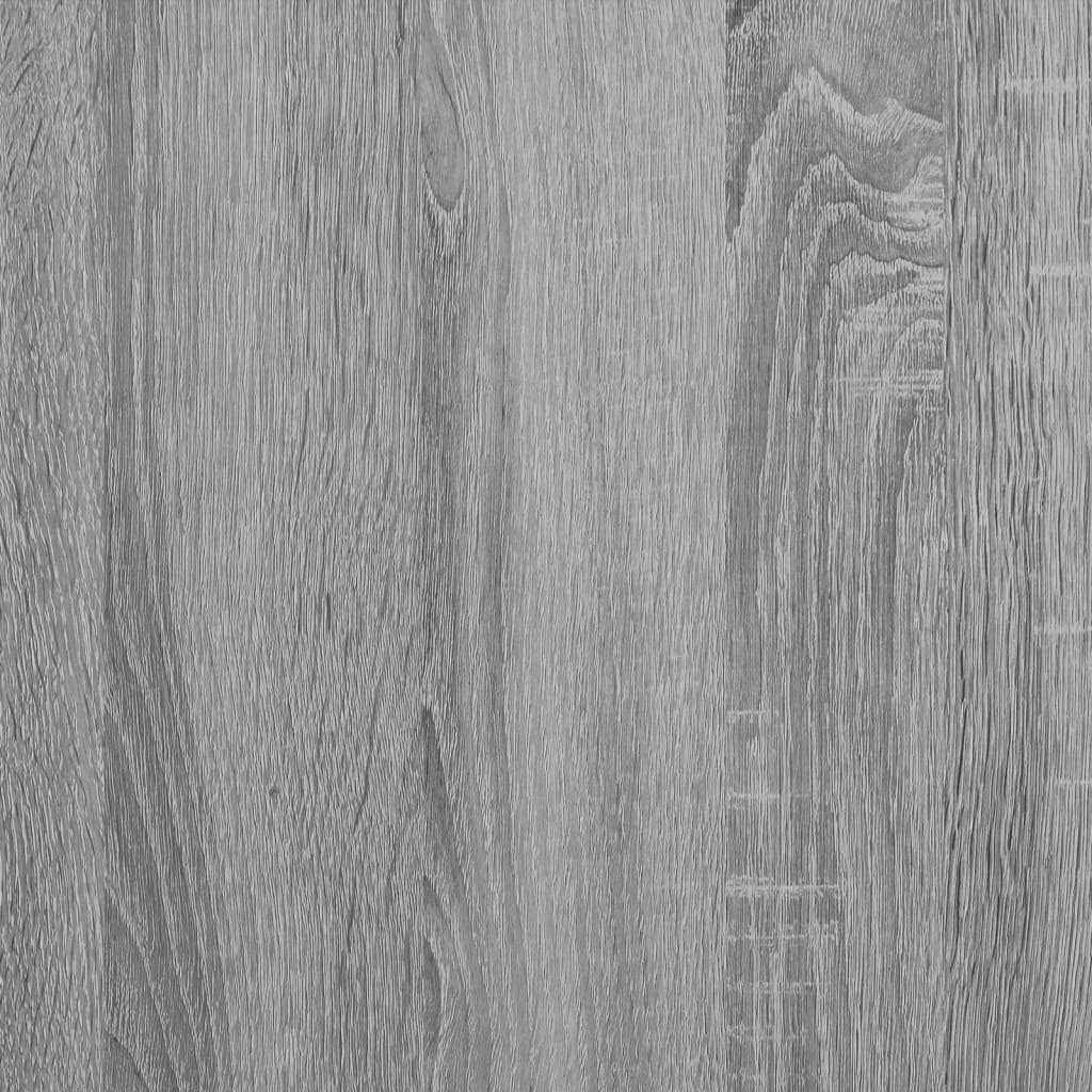 CD Wall Shelf Grey Sonoma 100x18x18 cm Engineered Wood