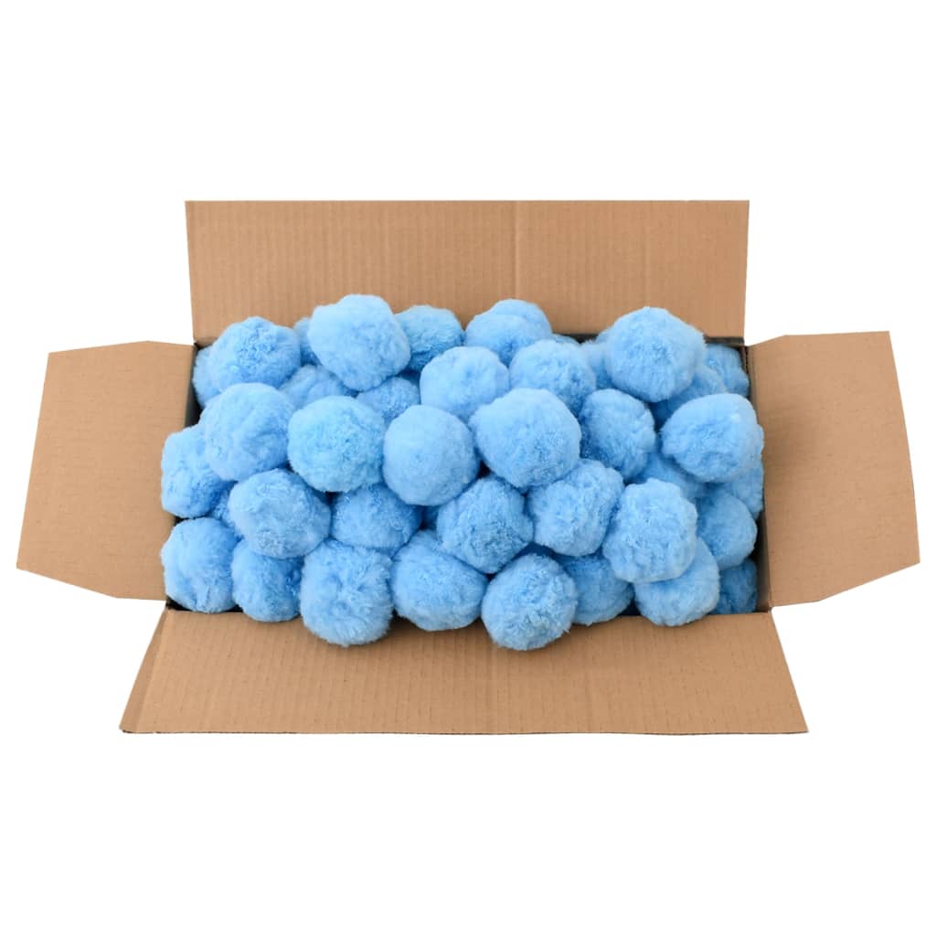 Anti Bacteria Pool Filter Balls Blue 1400 g Polyethylene