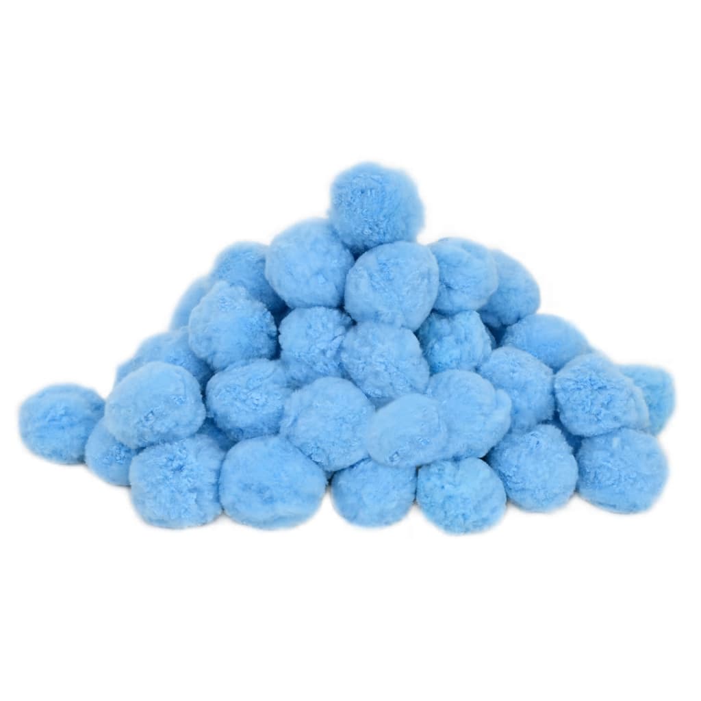 Anti Bacteria Pool Filter Balls Blue 2100 g Polyethylene