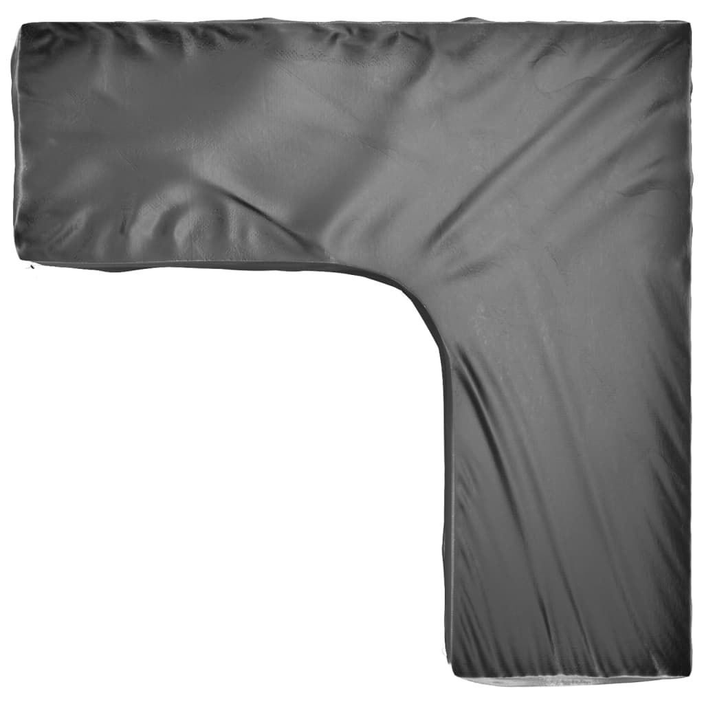 L-Shaped Garden Furniture Covers 2 pcs 16 Eyelets 285x285x90 cm