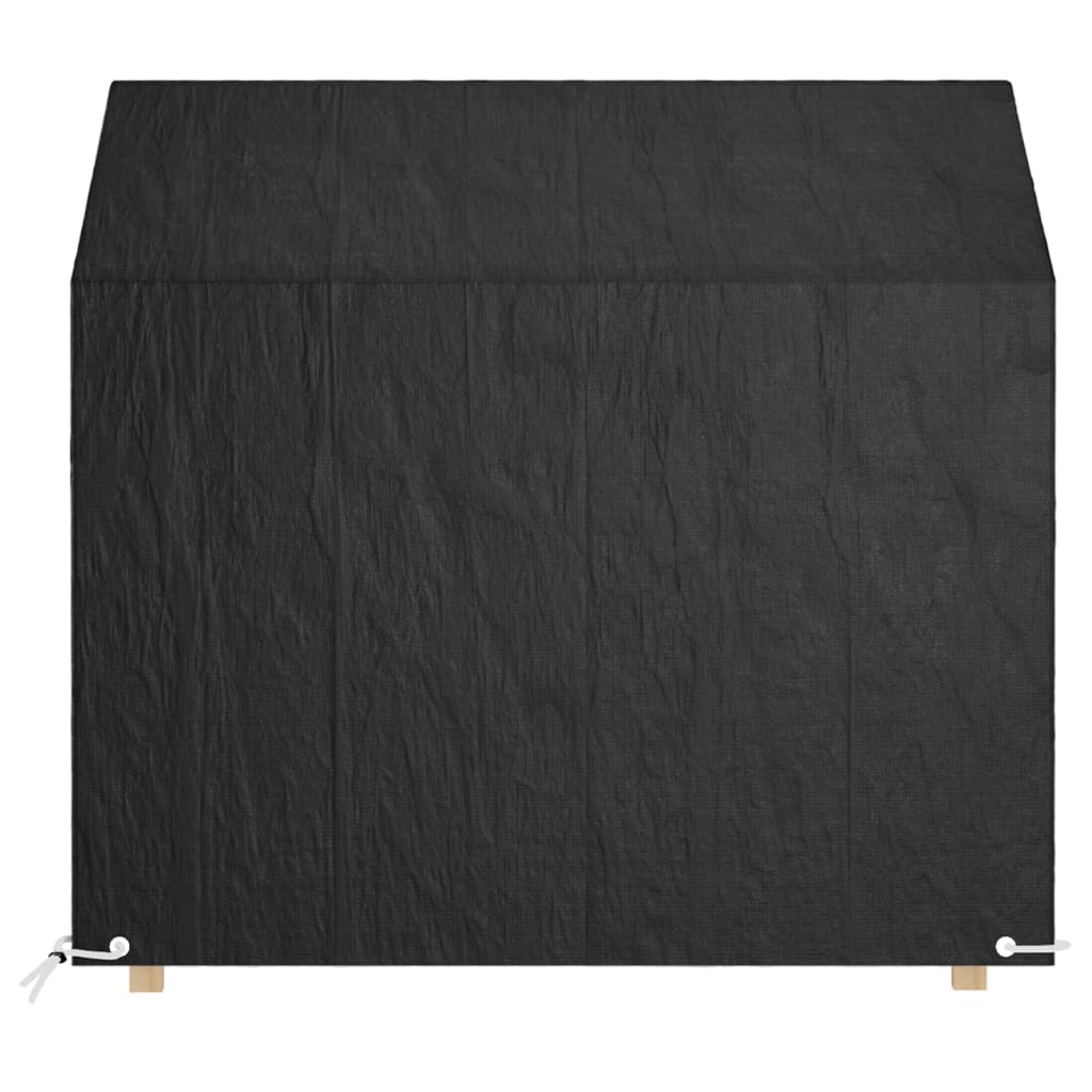 Garden Bench Covers 2 pcs 8 Eyelets 130x70x70/88 cm Polyethylene