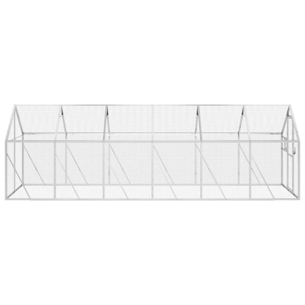 Aviary Silver 1.79x6x1.85 m Aluminium