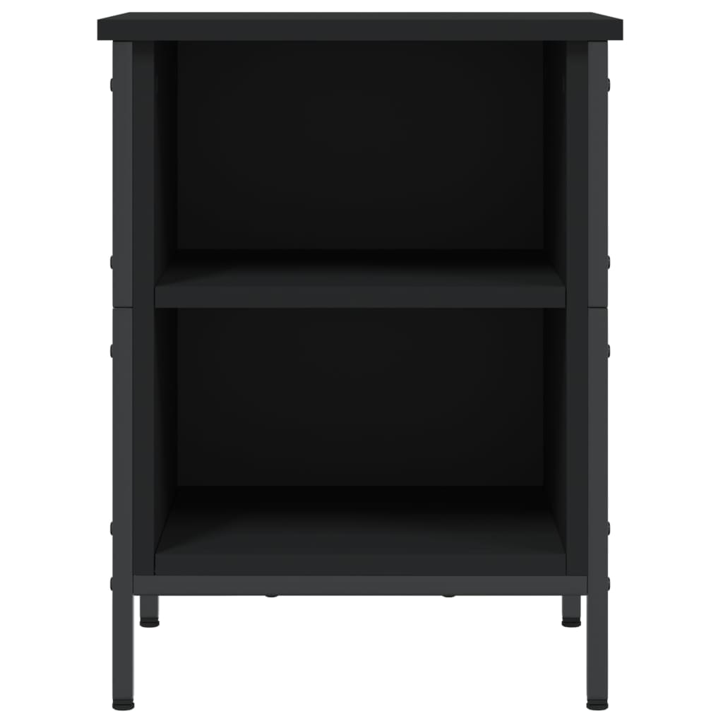Shoe Cabinet Black 38x35x50 cm Engineered Wood