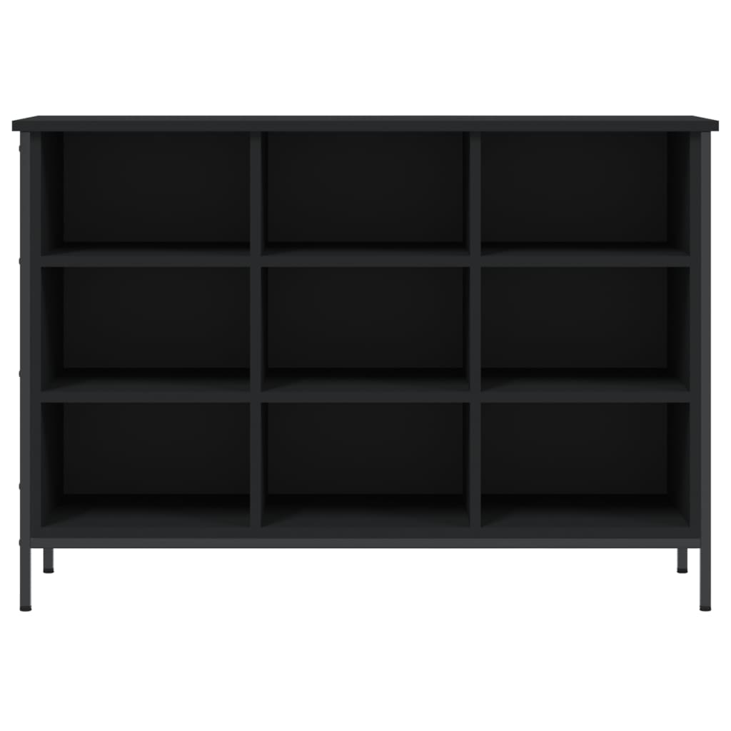Shoe Cabinet Black 100x35x70 cm Engineered Wood