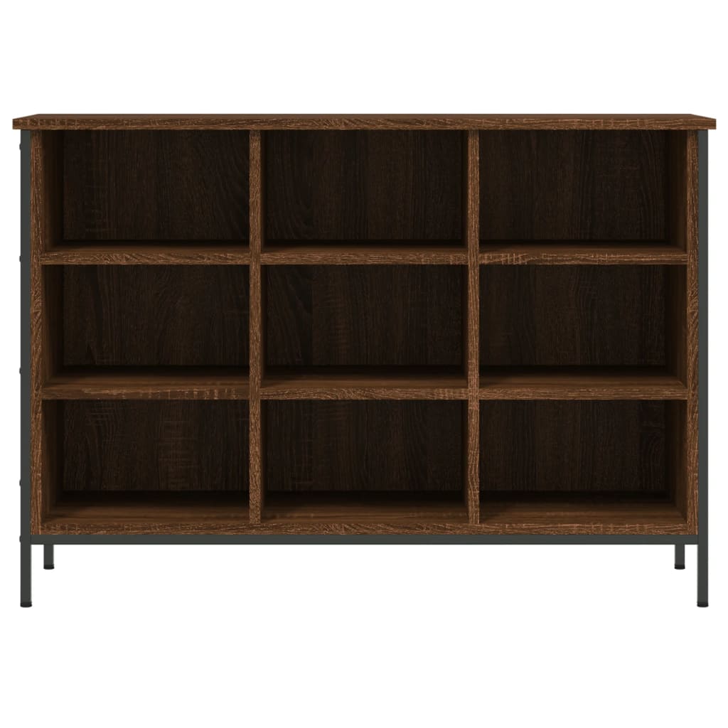 Shoe Cabinet Brown Oak 100x35x70 cm Engineered Wood