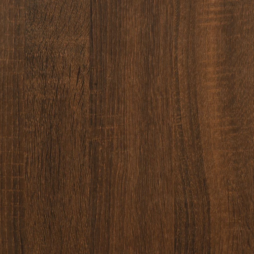 Shoe Cabinet Brown Oak 100x35x70 cm Engineered Wood