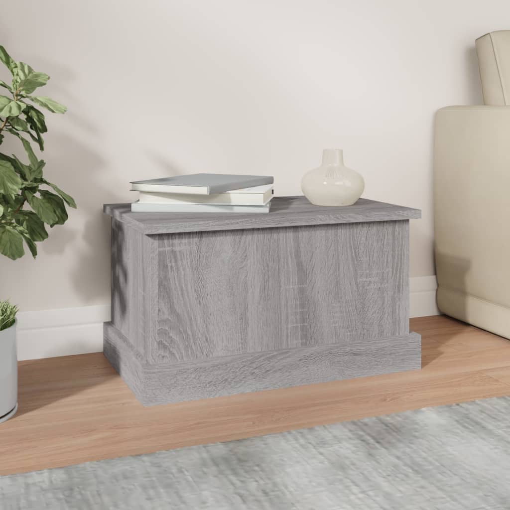 Storage Box Grey Sonoma 50x30x28 cm Engineered Wood