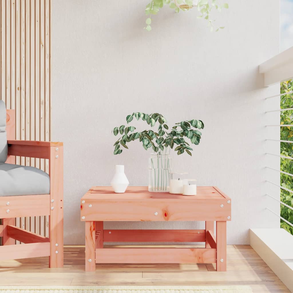 Garden Footstool Solid Wood Douglas