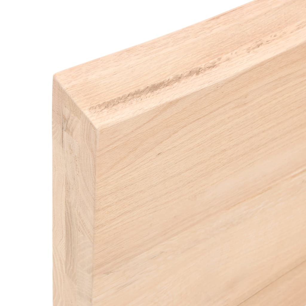 Bathroom Countertop 100x30x(2-6) cm Untreated Solid Wood
