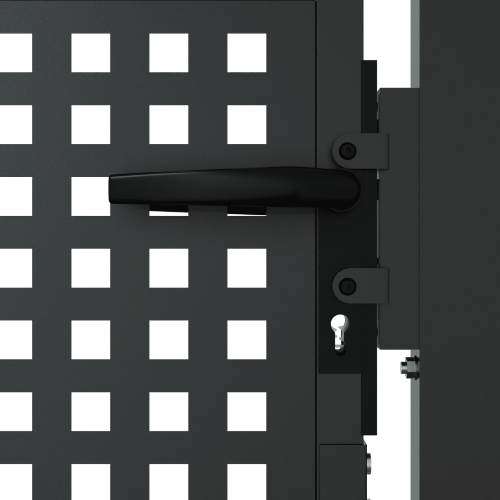 Garden Gate Anthracite 105x200 cm Steel