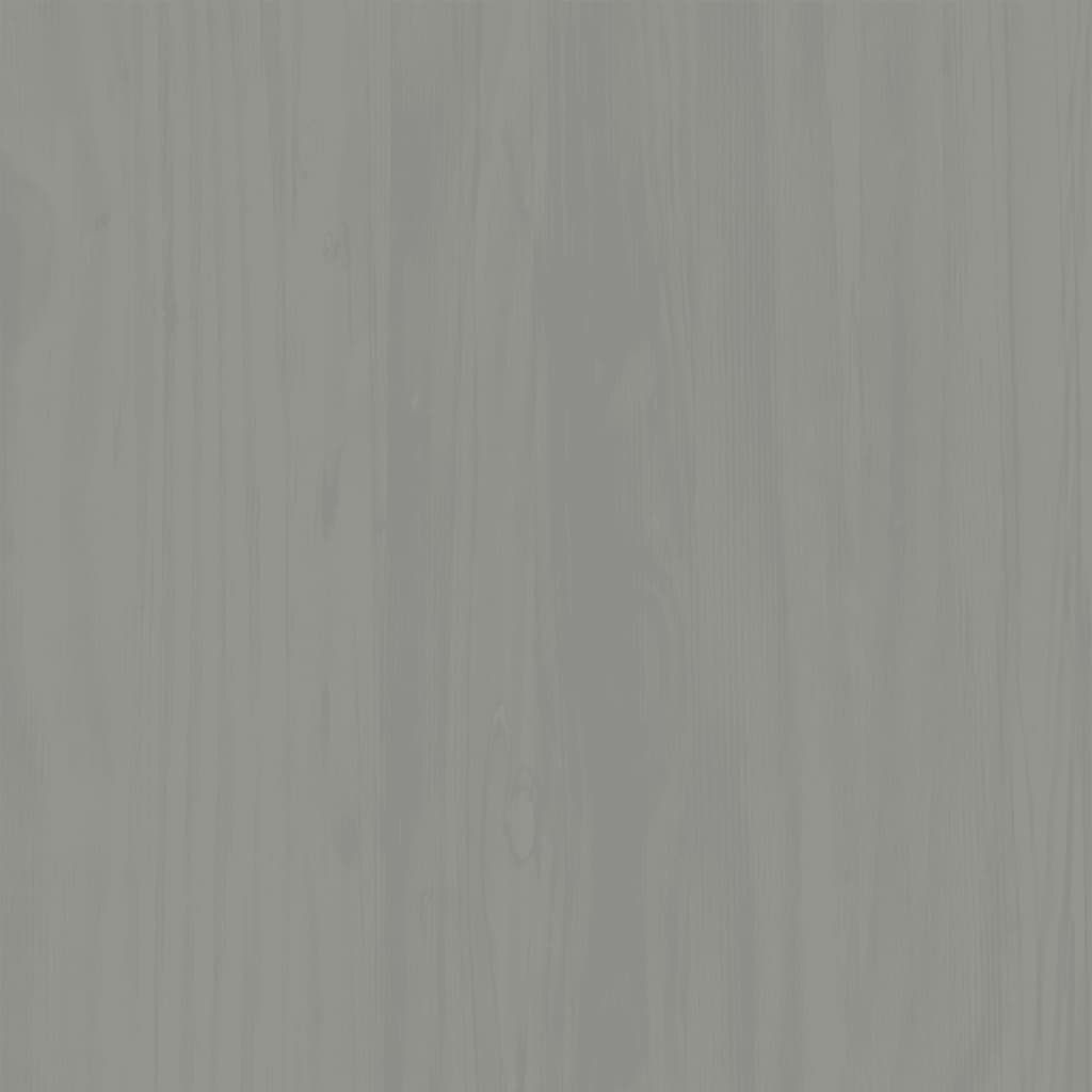 Shoe Cabinet VIGO Grey 60x35x96 cm Solid Wood Pine