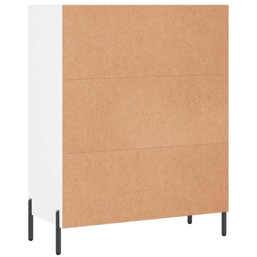 Shelf Cabinet White 69.5x32.5x90 cm Engineered Wood